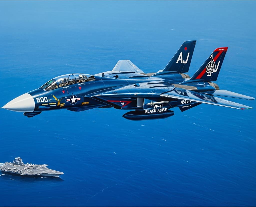 Grumman F-14D, VF-41 Black Aces, #2