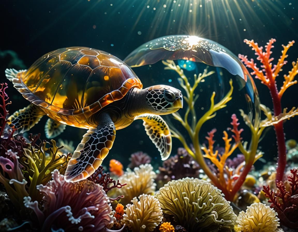 Coral Reef Turtle 🪸 🤿   by @Lawrence of the Shire