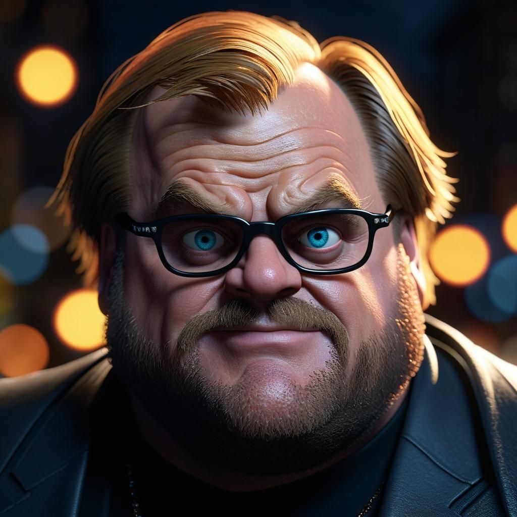 Chris Farley (RIP) - AI Generated Artwork - NightCafe Creator