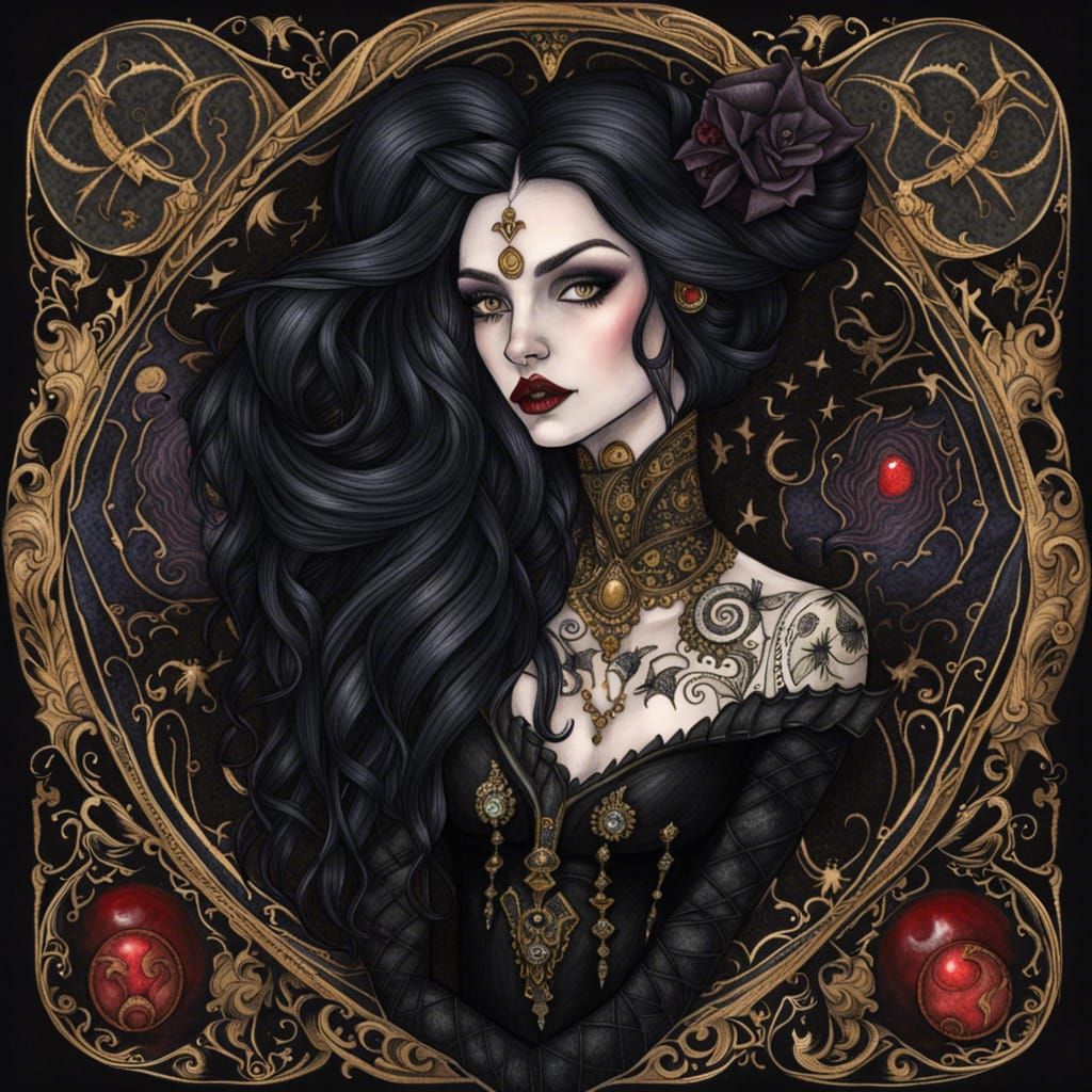 Vampiress - AI Generated Artwork - NightCafe Creator