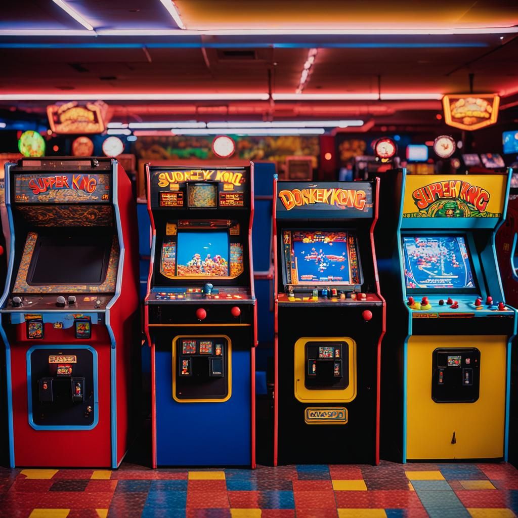 Arcade Game Days.  by @George Power 