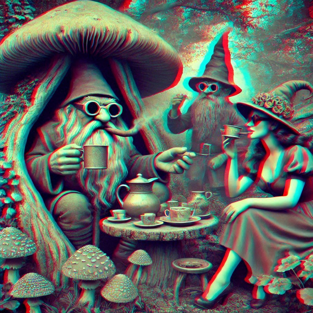 the evil gnome's tea party