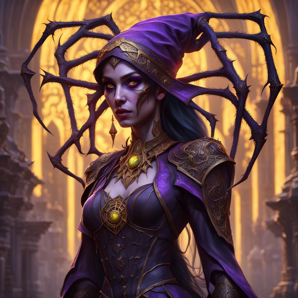 Spider-elf witch - AI Generated Artwork - NightCafe Creator