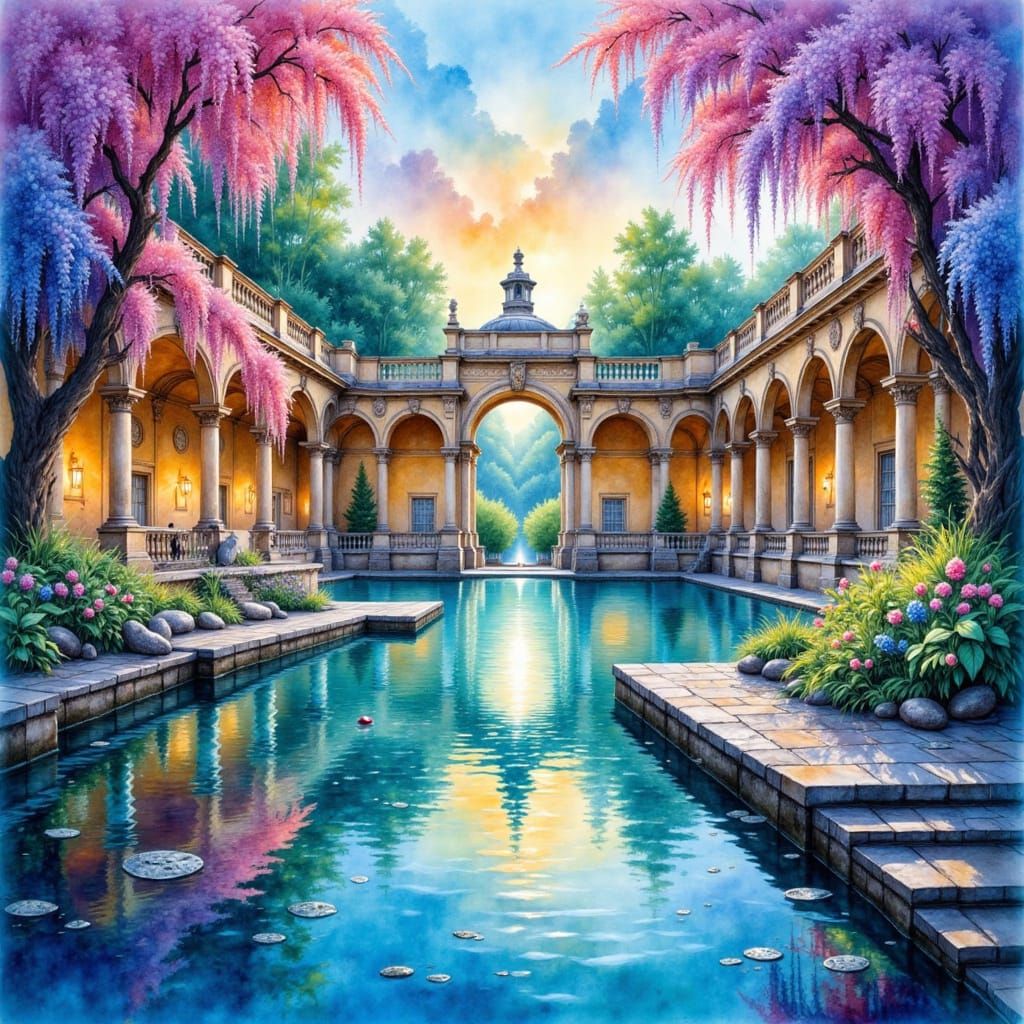 Spring at the Roman Bath-house