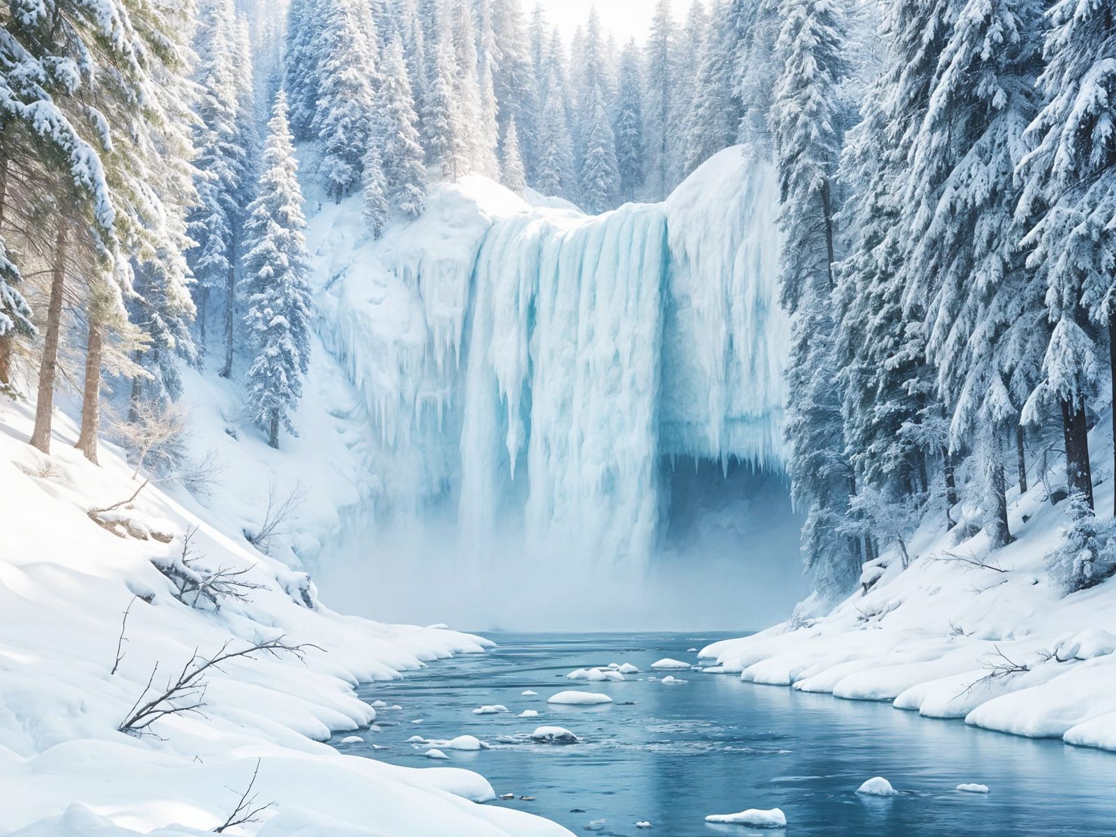 Still Waterfall  by @Alicia Hopkins