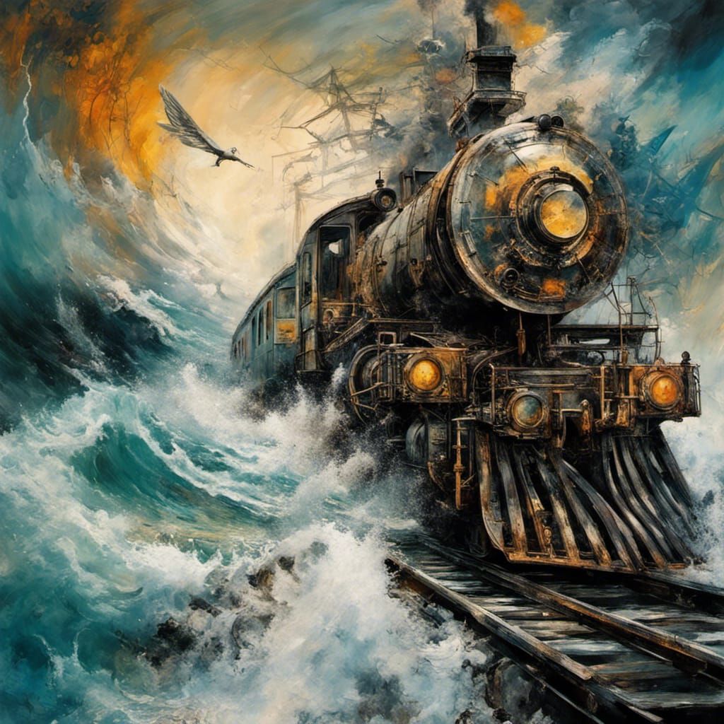 Voyage Across the Sea   by @Sharon B