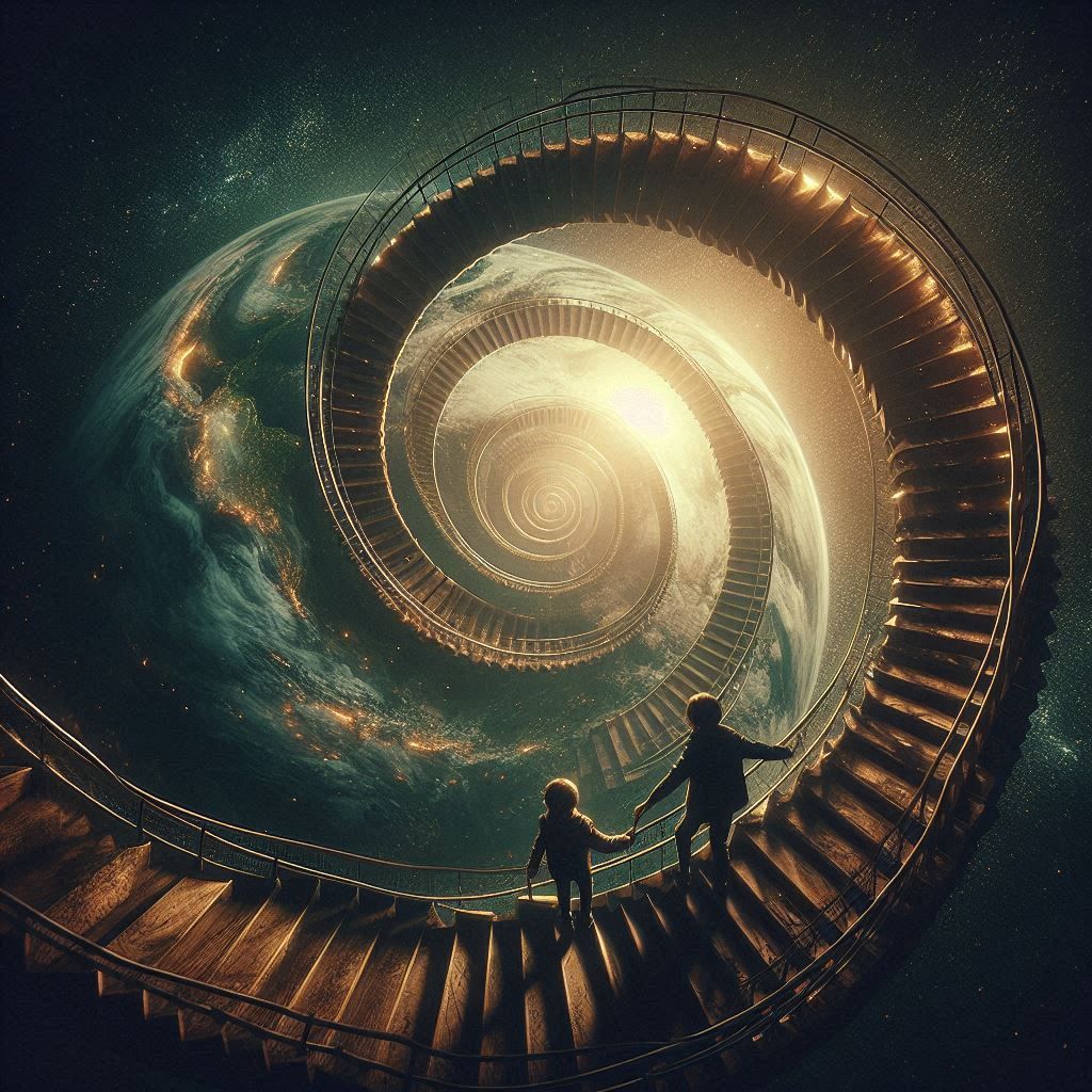 Spiral Stairway to Heaven