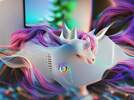 Unicorn vibes 8K 3D