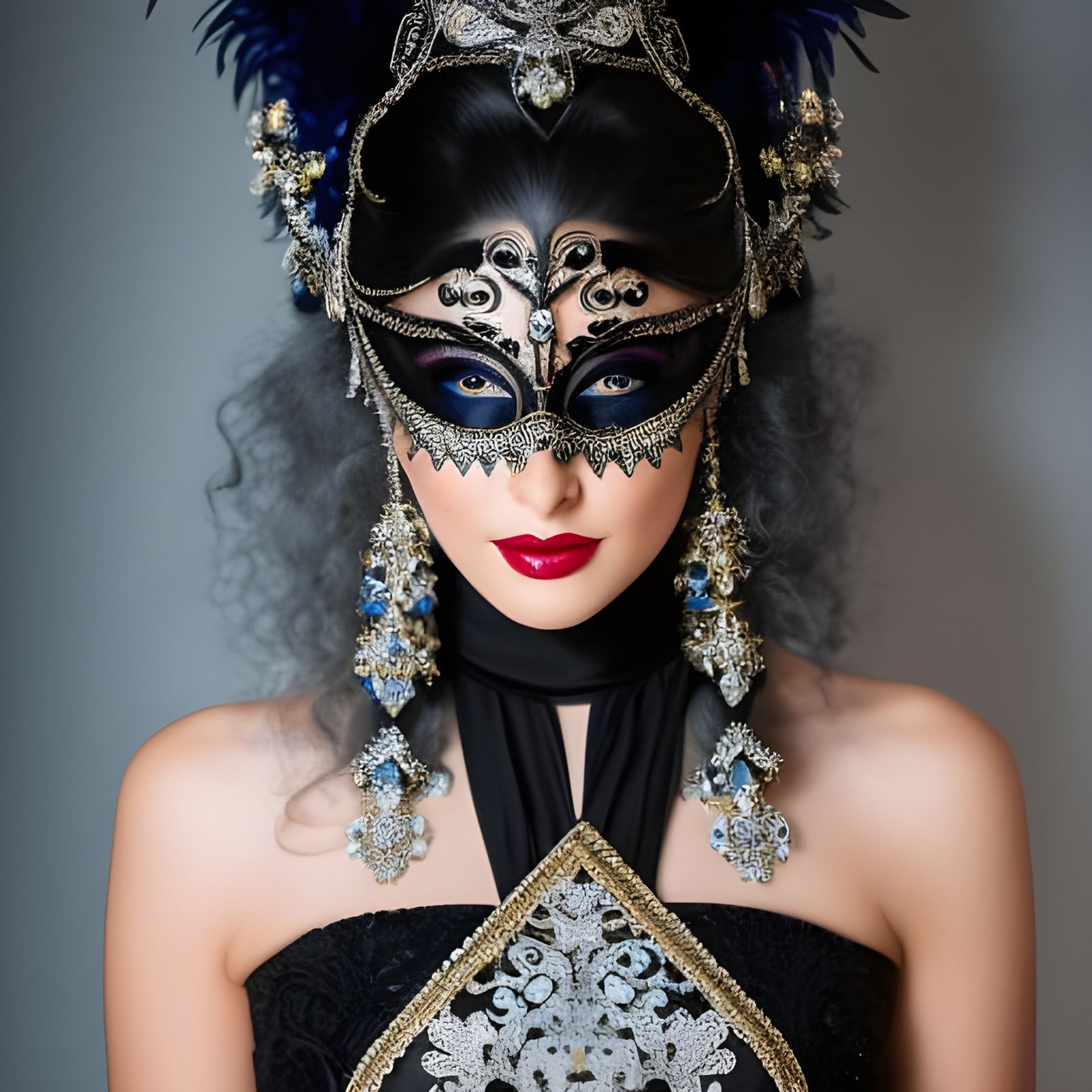 Lady Masquerade AI Generated Artwork NightCafe Creator