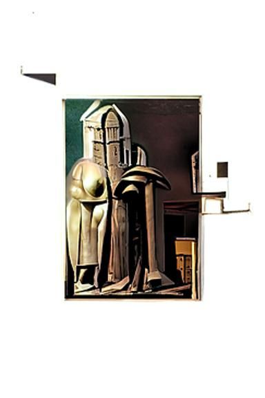 Giorgio De Chirico Sculptures and metaphysical basilica