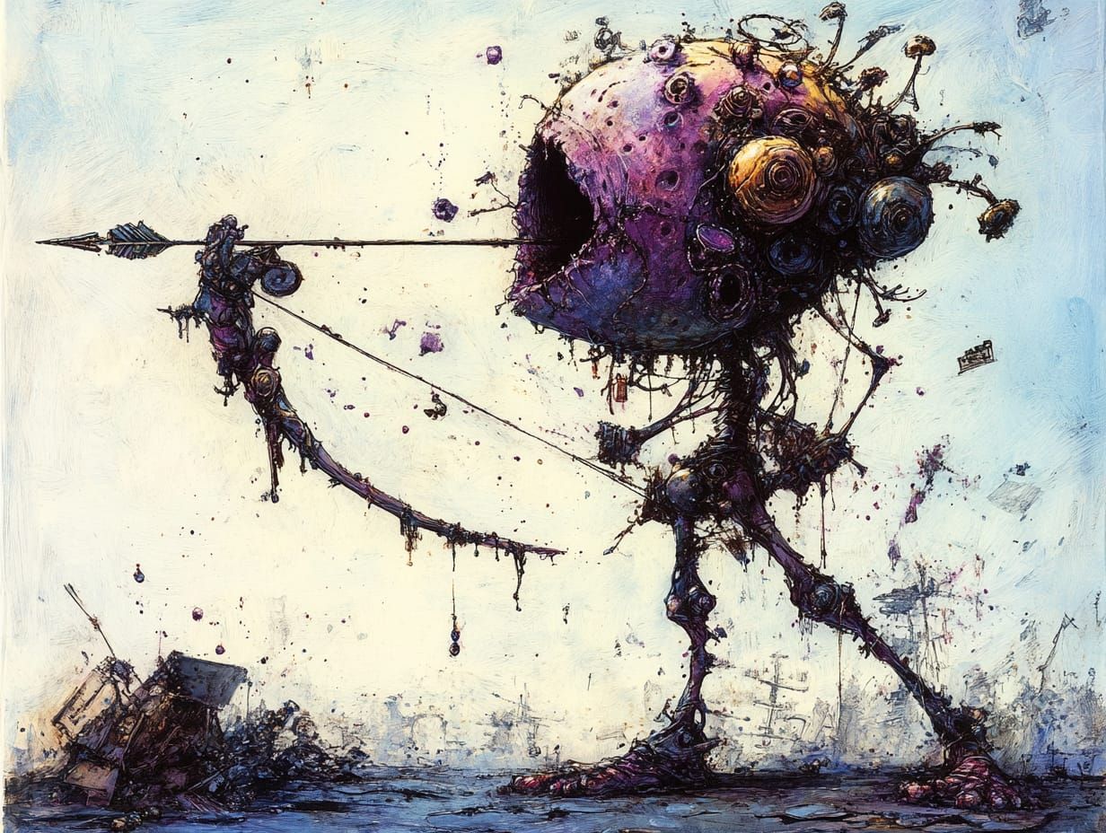 dynamics of an alien archer