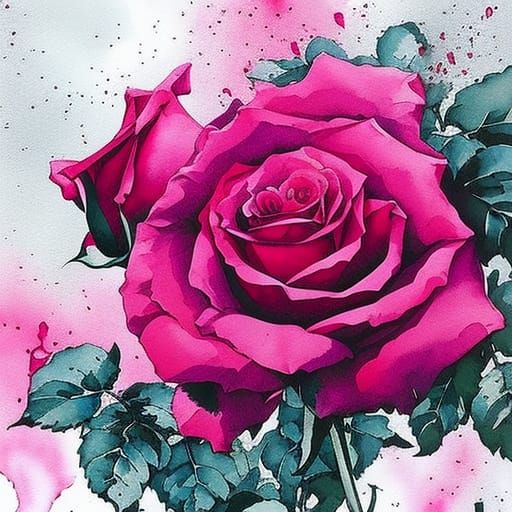 big red roses