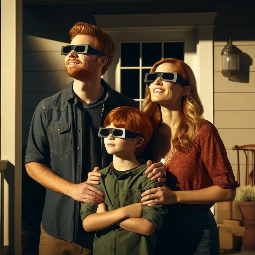 Eclipse Watching With The Fam