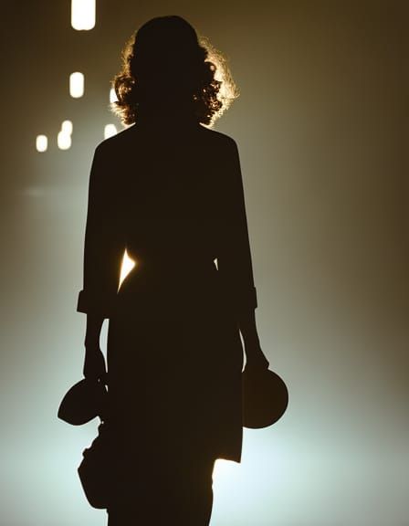 Mysterious figures: Is she facing towards us or away from? W...