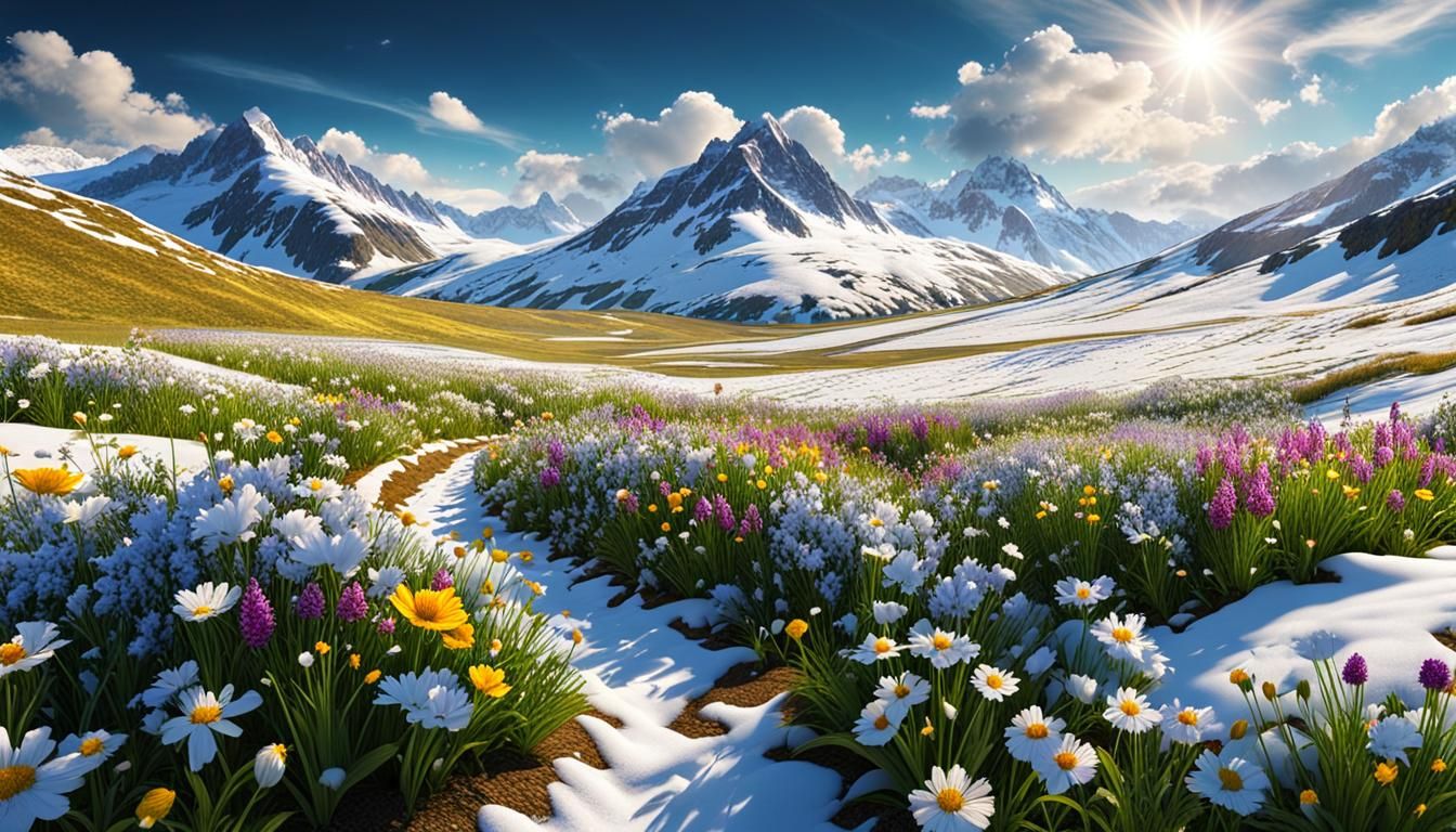 Fields of flowers  by @SafePit