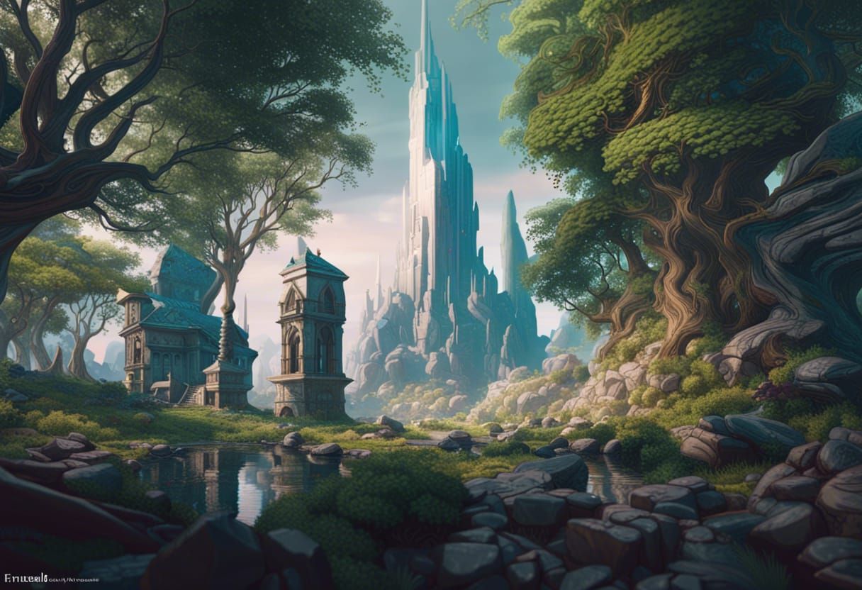 Fantastical Concept Art in Deep Color