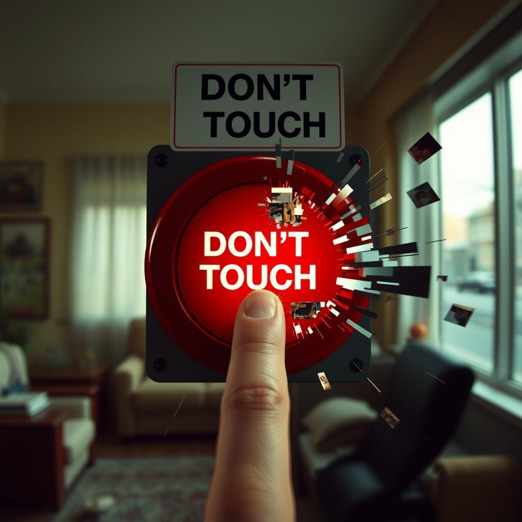 The Glitch in Reality  by @Runarguten