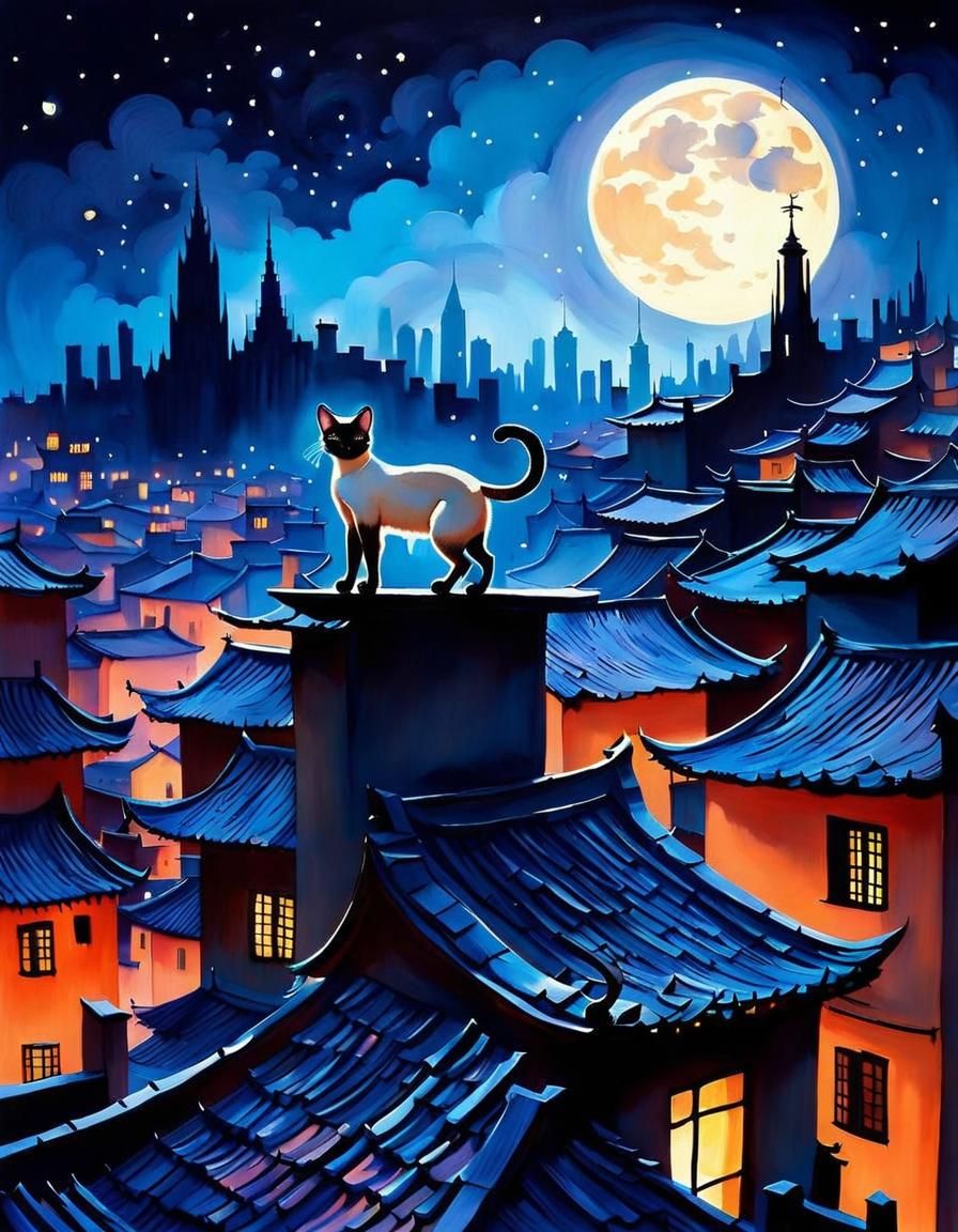 A nightly wonderer  by @Crystalline