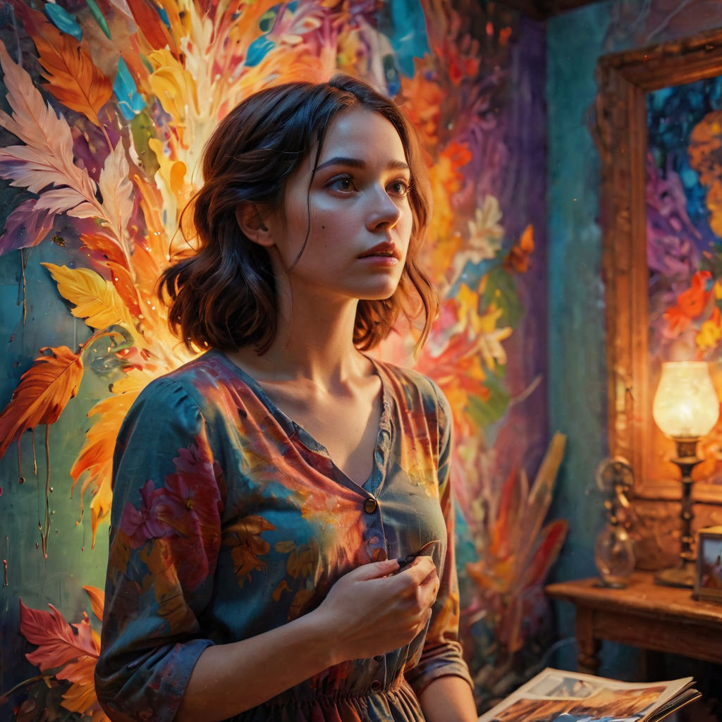 That sounds like a story, I can picture it now, a photograph can't tell it the way I can, in color 