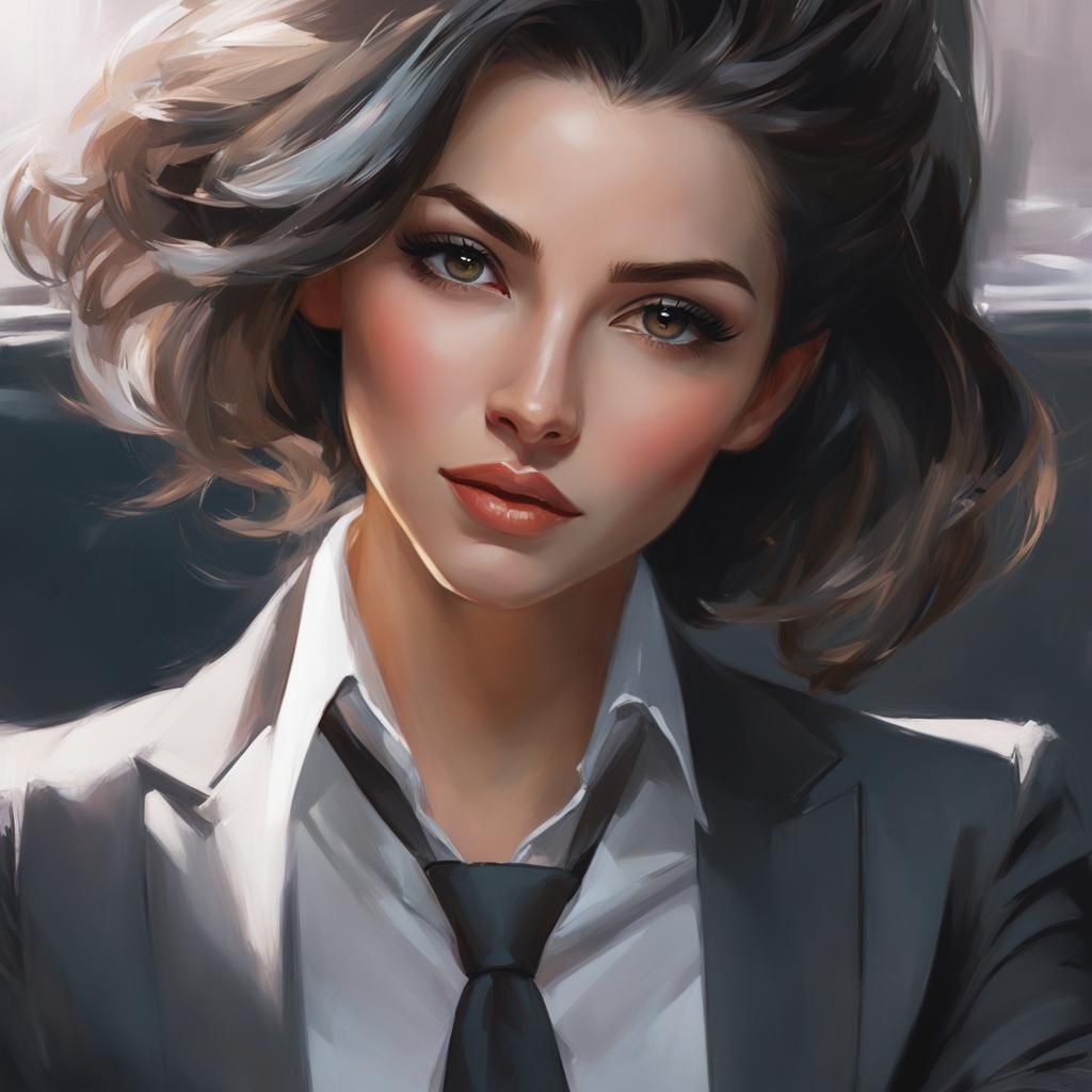 A Working Girl - AI Generated Artwork - NightCafe Creator