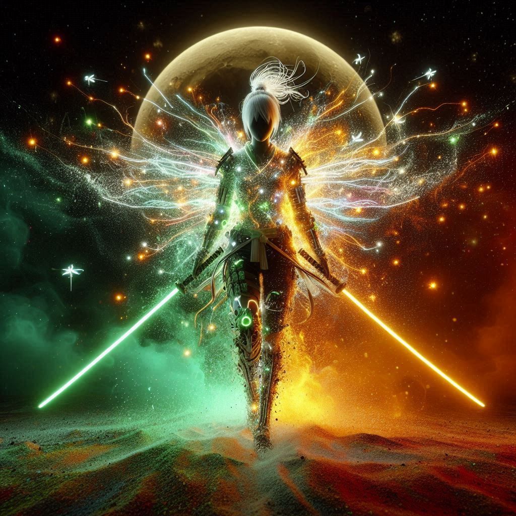 A warrior from another world