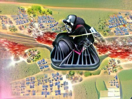Darth Vader Swamplands of death
