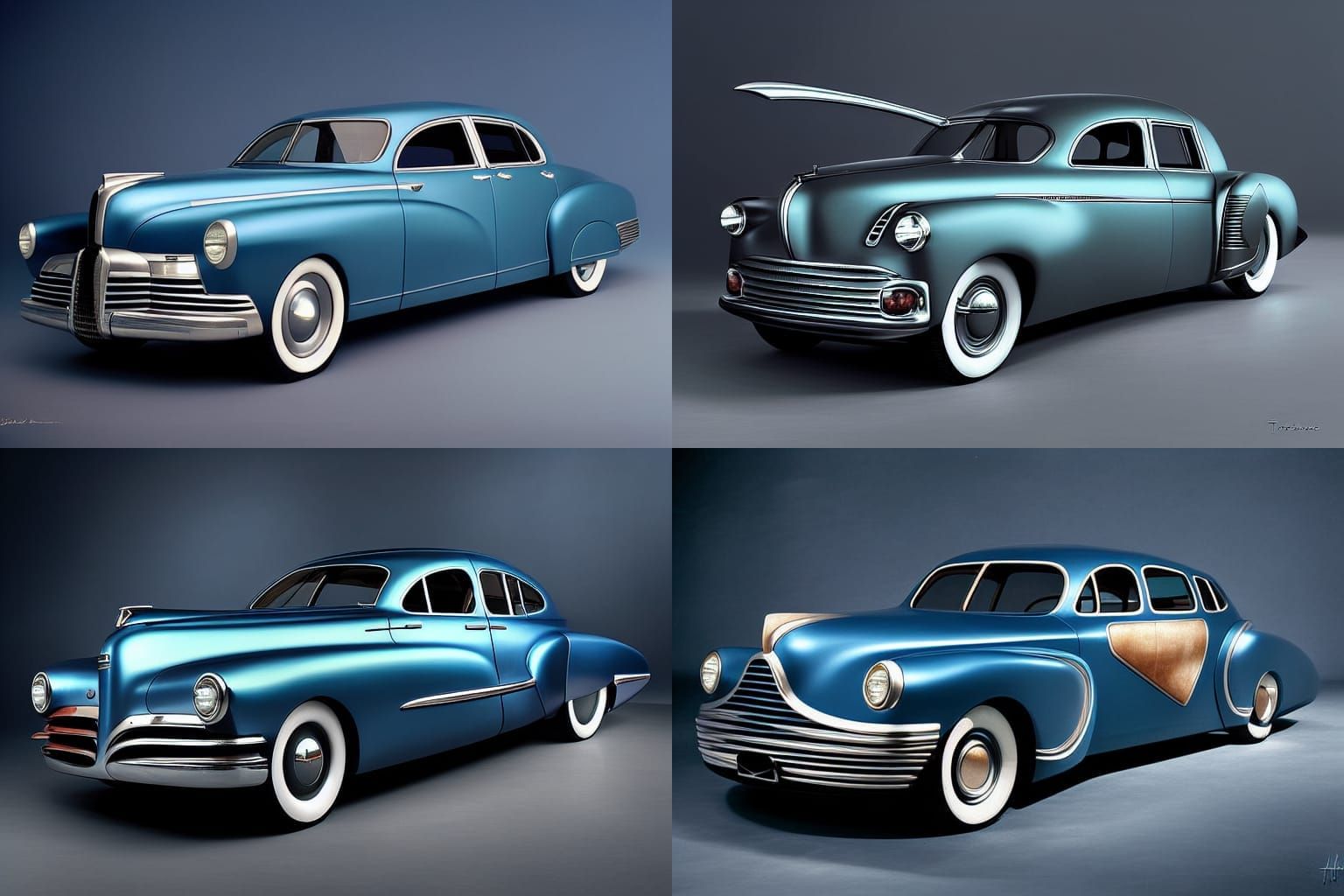 Variations of The Tucker Sedan 1948