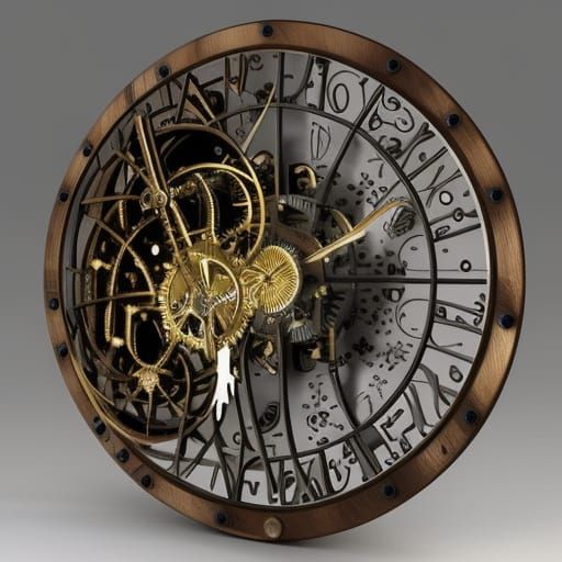 Intrincate Steampunk Clock