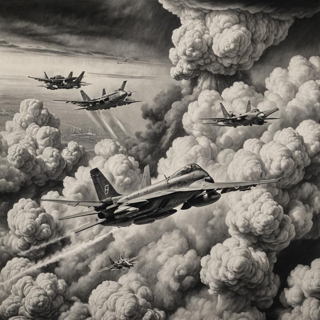Sometimes when I hear jets, I hope they start dropping bombs