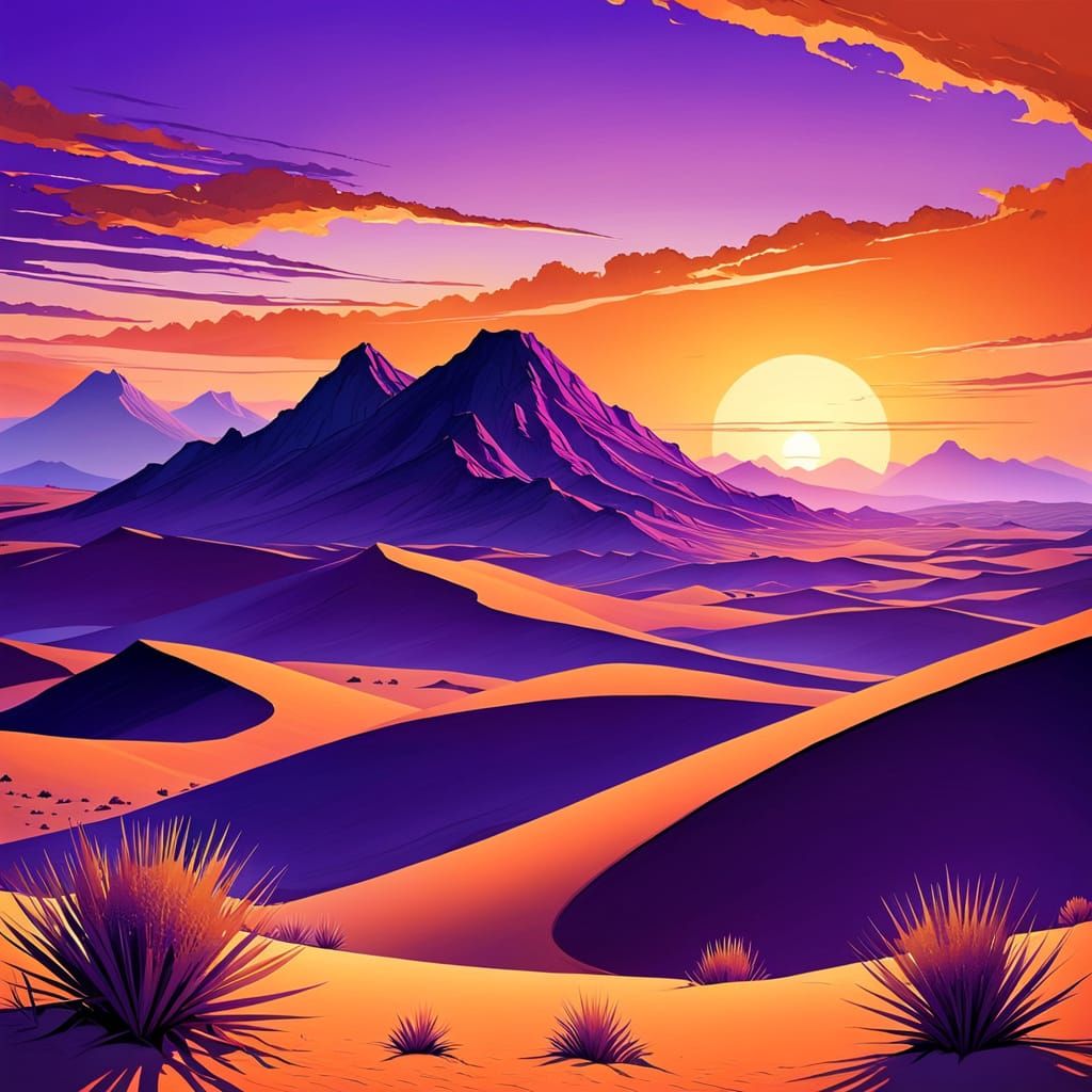 Only purple and orange   by @Kondra Katalin 