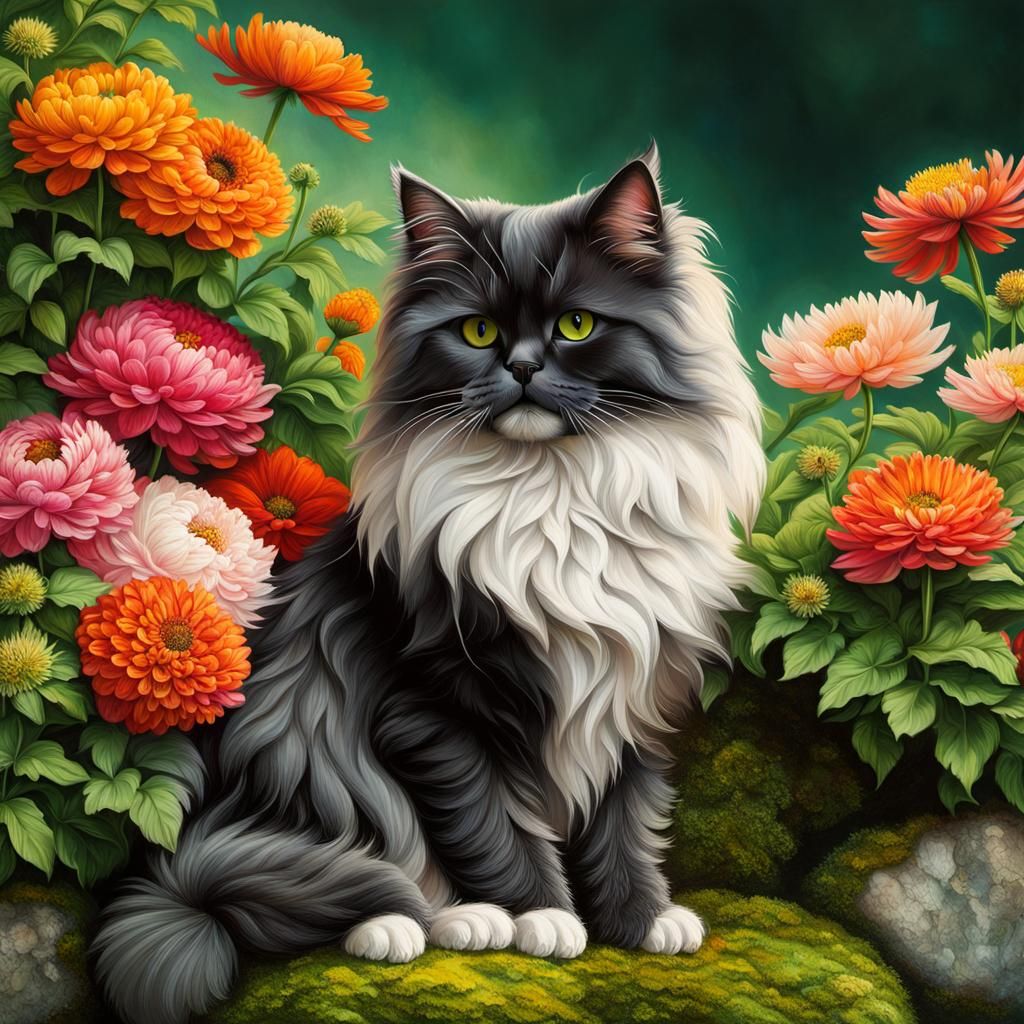 In the Flower Garden