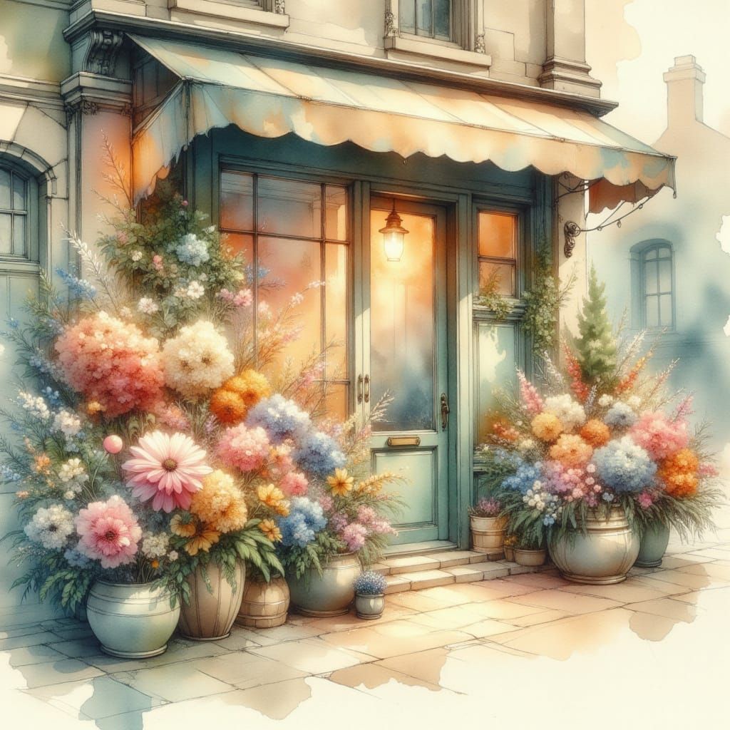 <lora:Ink Wash Paint:1.0> colored ink wash painting. Full screen. Soft focus. Gentle color gradient. Best quality. High-contrast brushstroke...