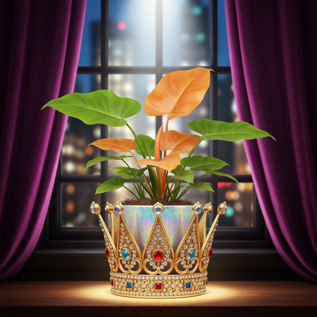 Philodendron: "The Prince Of Orange" (real plant cultivar!)