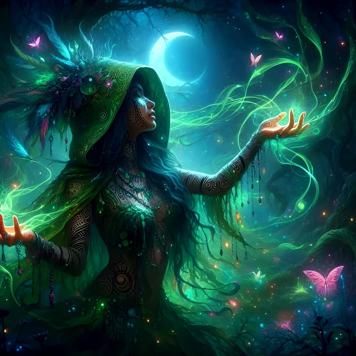 Shaman of the Emerald Weave