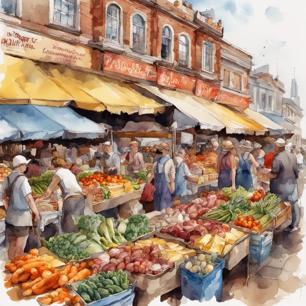 Farmers Market   by @GreenNails