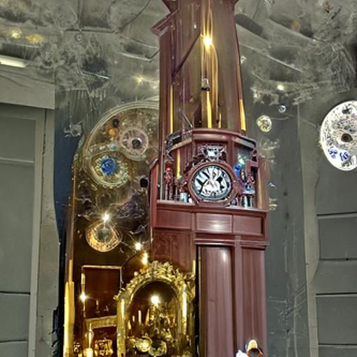 The Grandfather Clock at the center of the universe