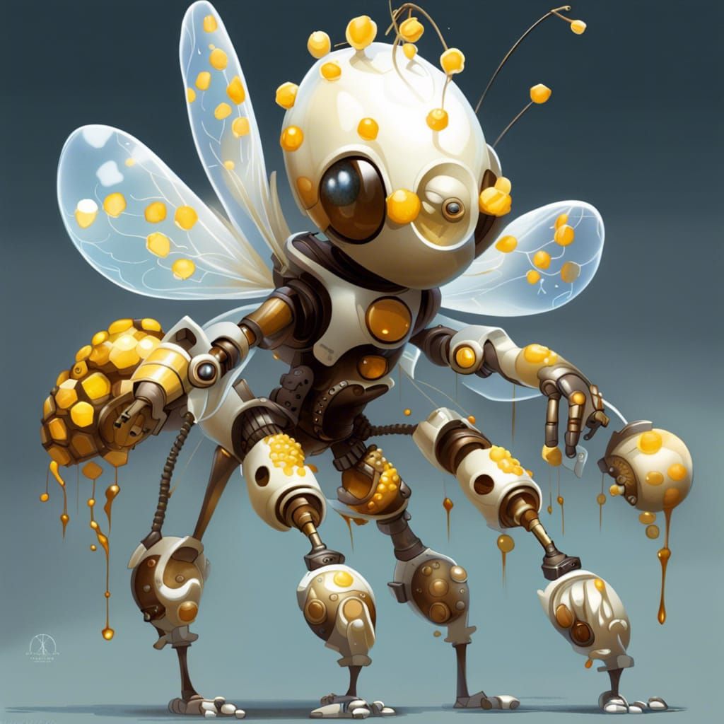 , ((splash screen art rococo white sap full of honeycomb ali...