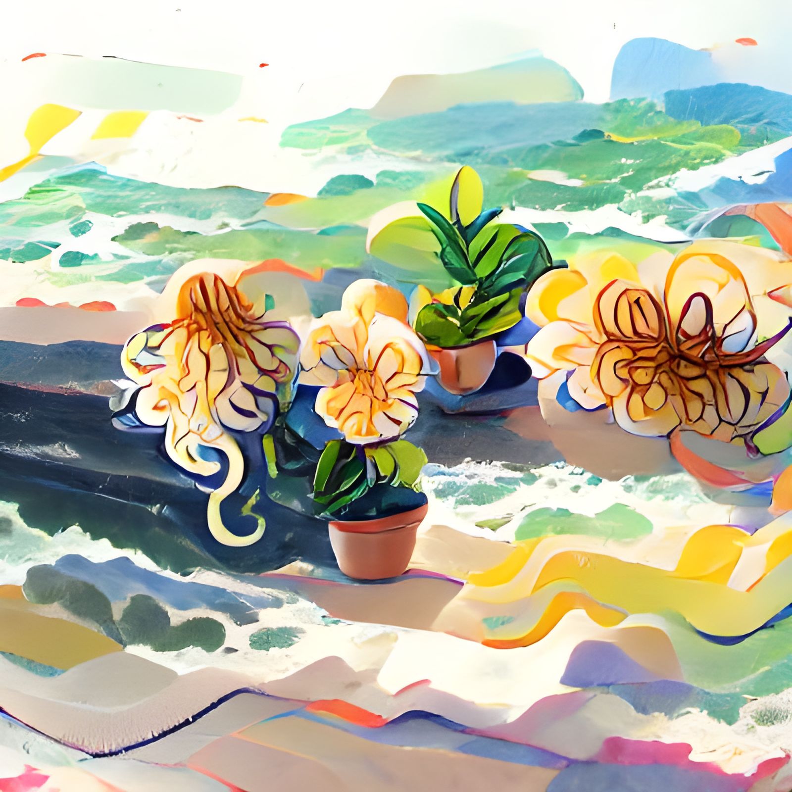 Octupus flower