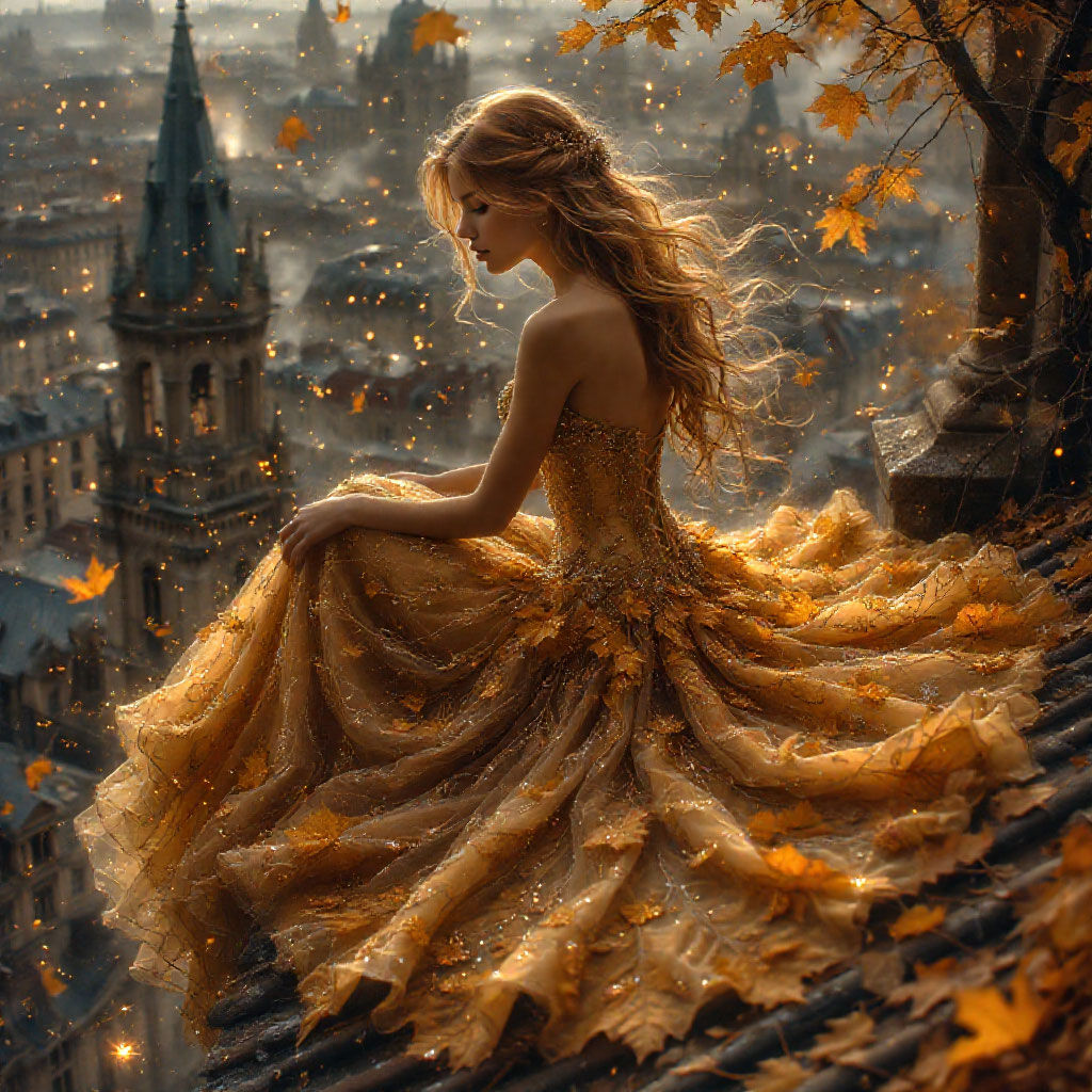 Silhouettes of autumn