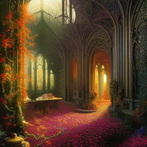 Nature reclaims a secret chapel  by @BinaryDragon