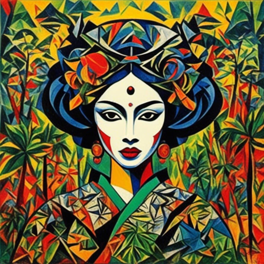 <lora:Jungle Juice:1.0> Beautiful geisha 