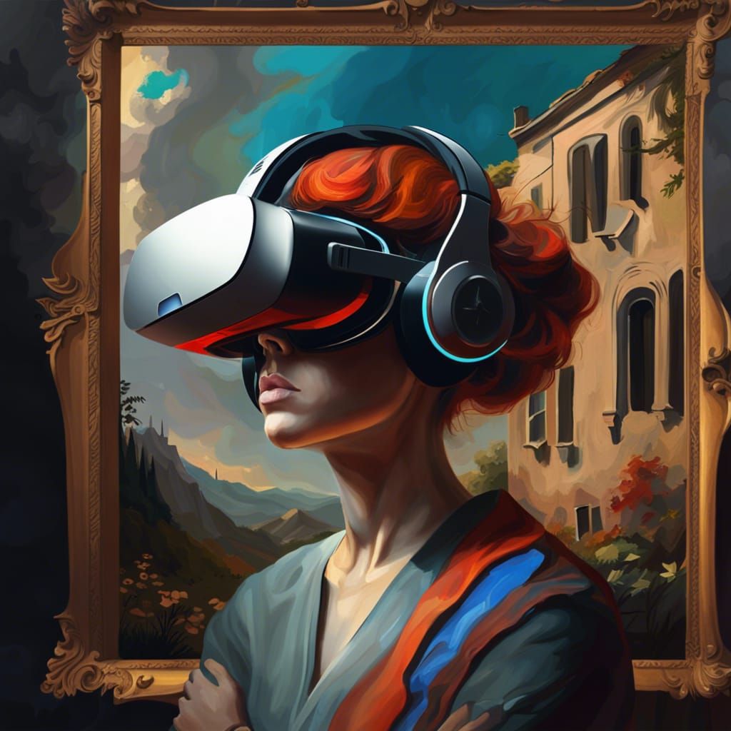 VR AI art