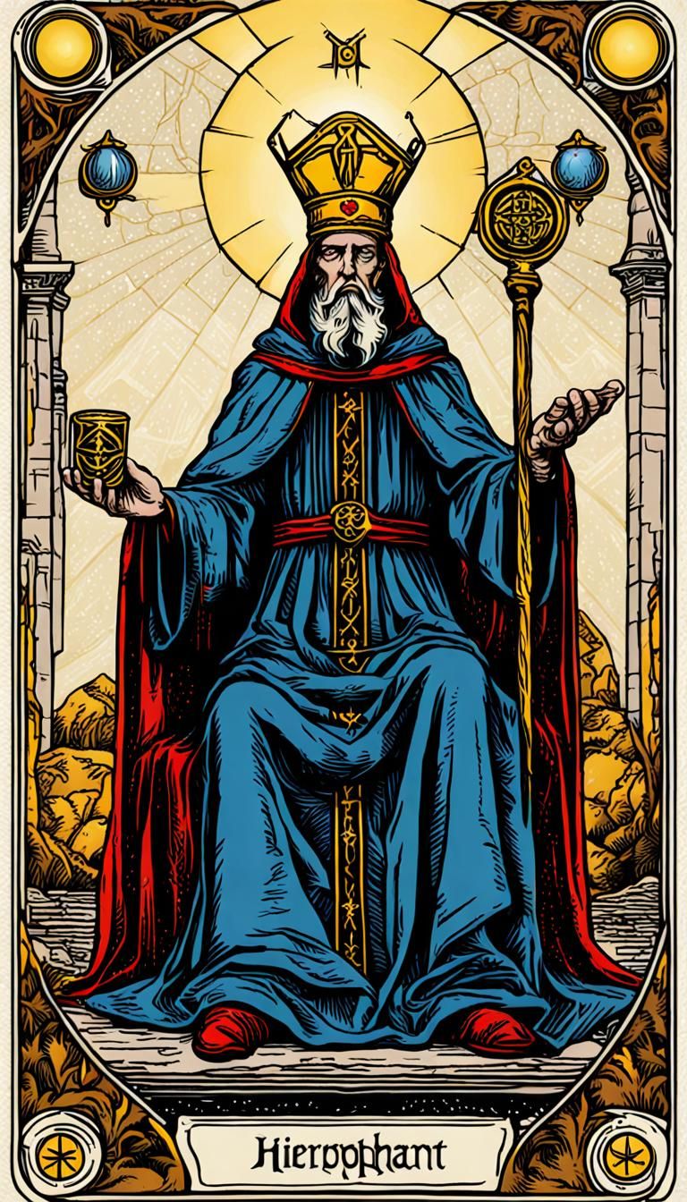The Hierophant  by @Wisa Kejak