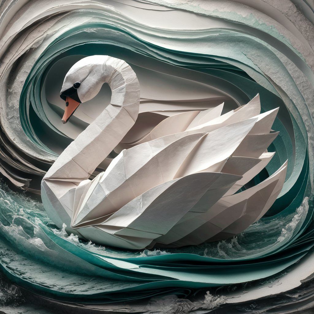 Paper Swan - Origami Mood