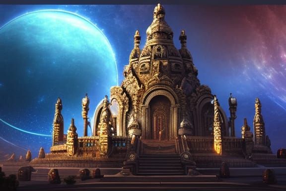 Land of the Lost : Kong Temple - AI Generated Artwork - NightCafe Creator