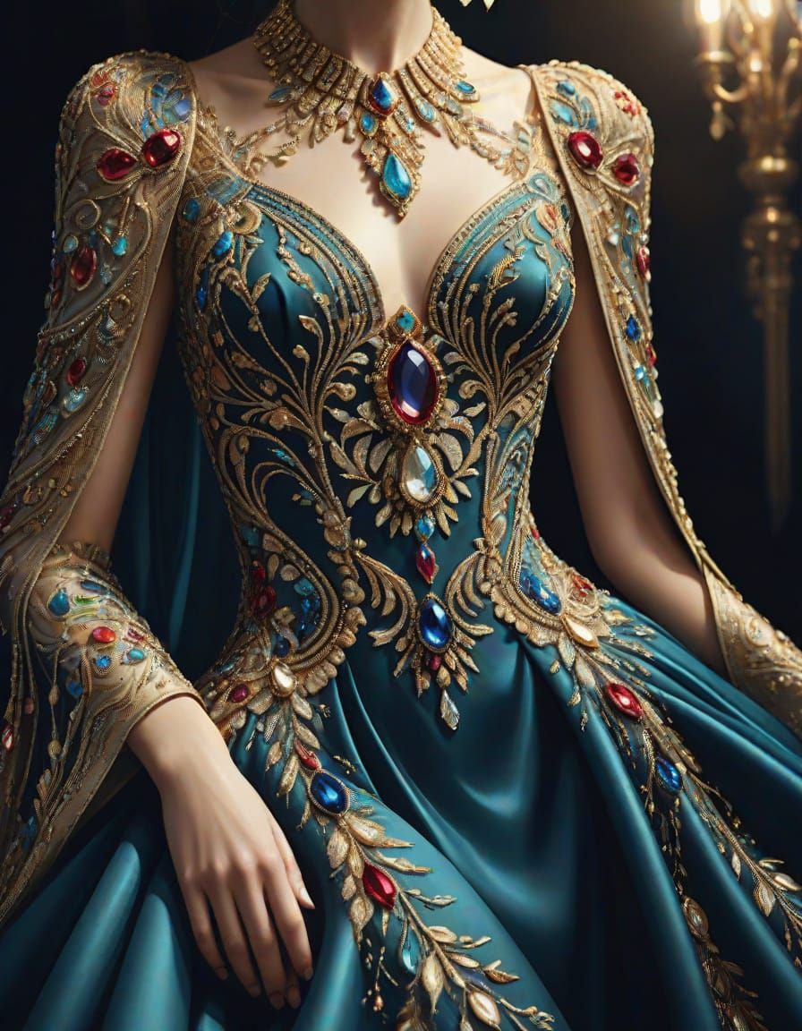 Astounding luxurious gown 6