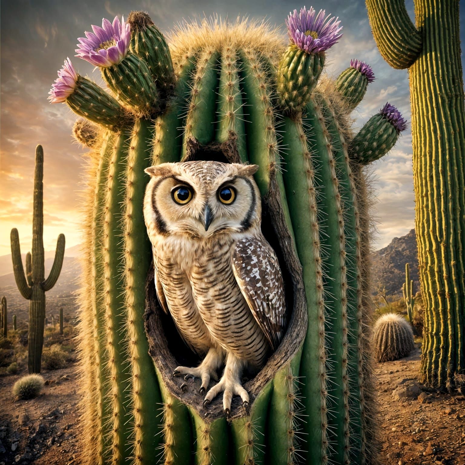 Desert owl