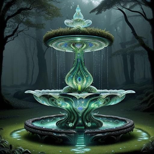 elegant fountain  by @aiswa