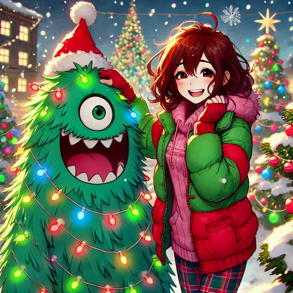 Pet the Christmas Monster