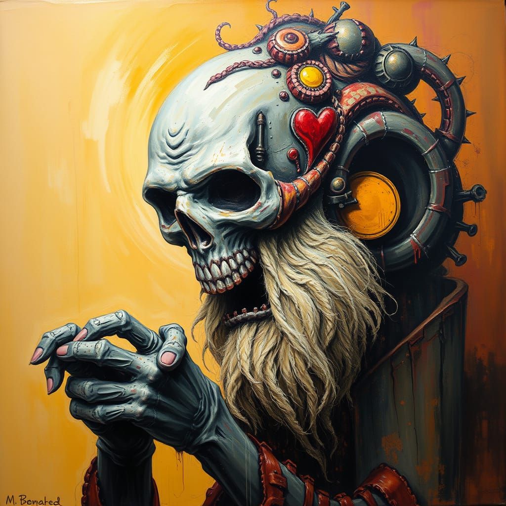 Surreal Skull  by @just-4-fun